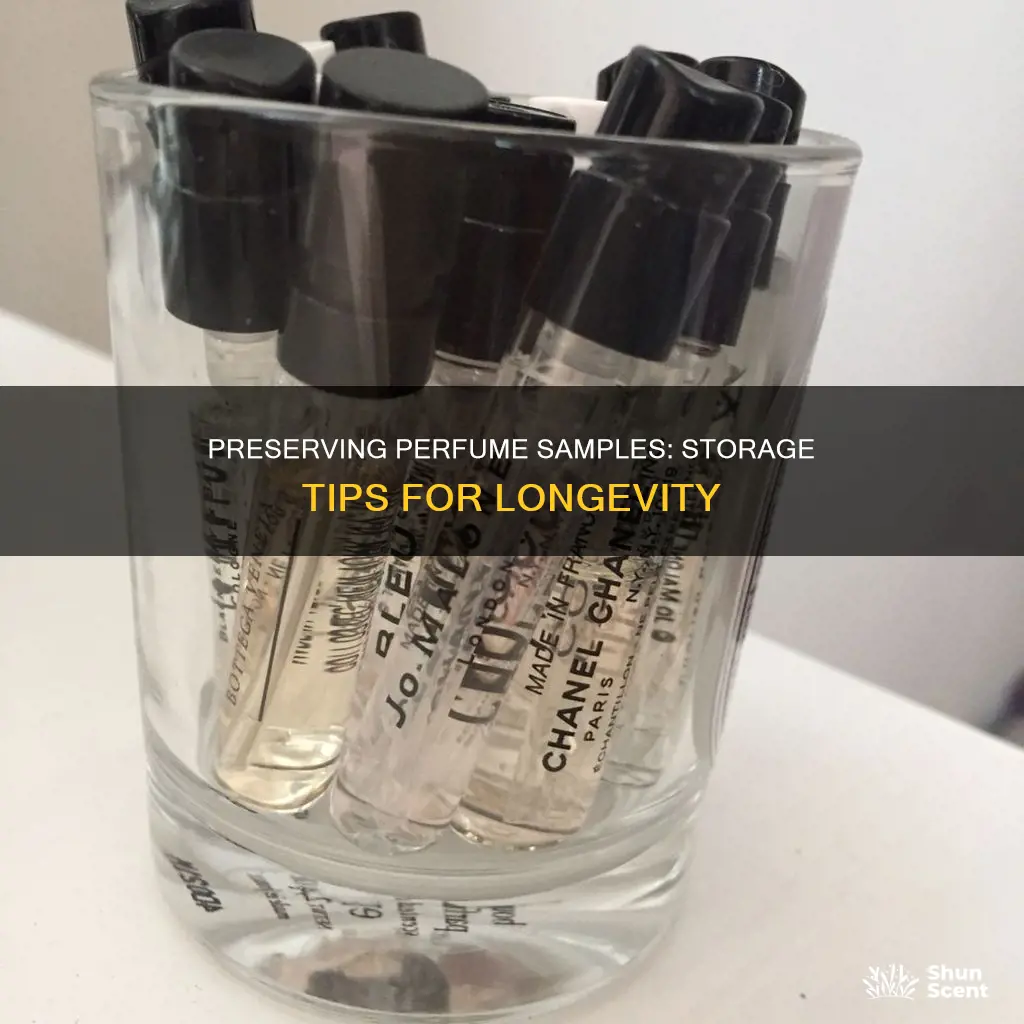 how to store perfume samples