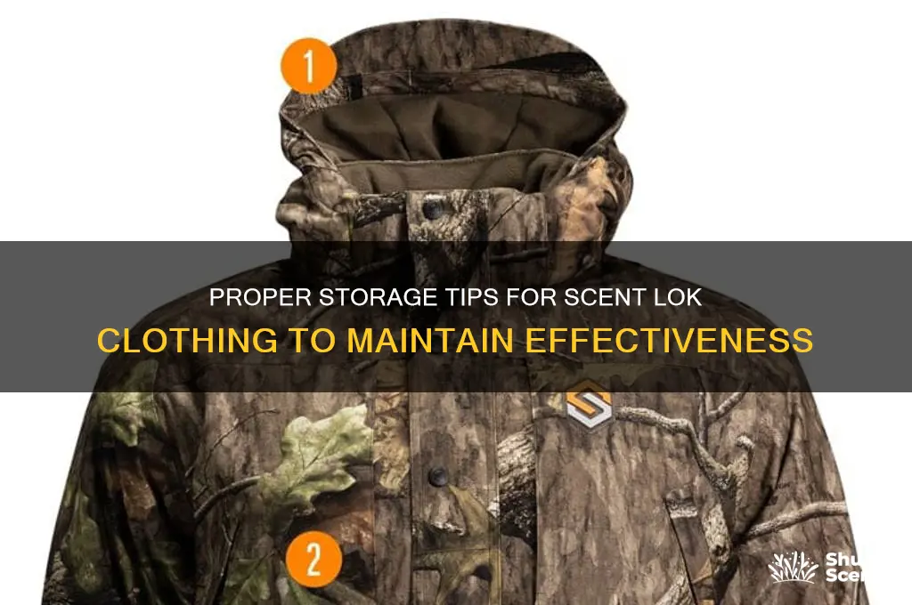 how to store scent lok clothing