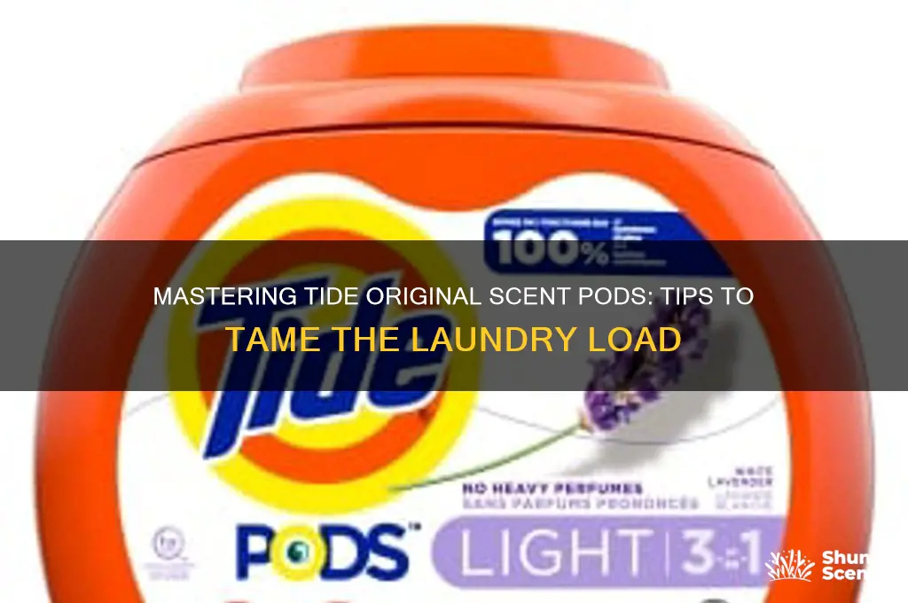 how to subdue tide original scent pods