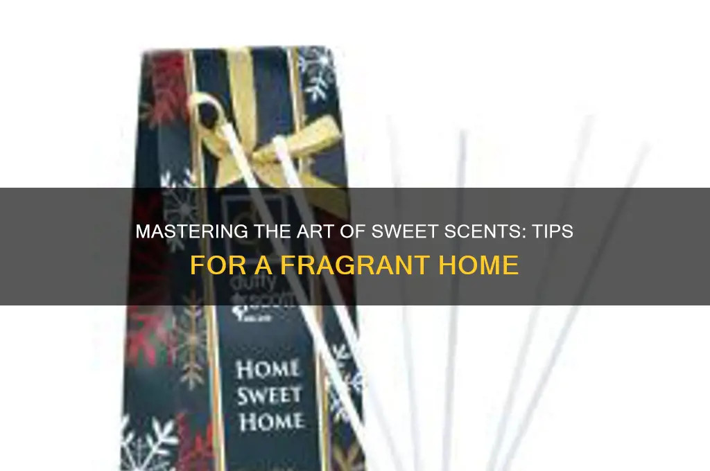 how to sweet scent
