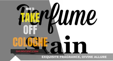 Removing Cologne: Tips for Subtle Fragrance