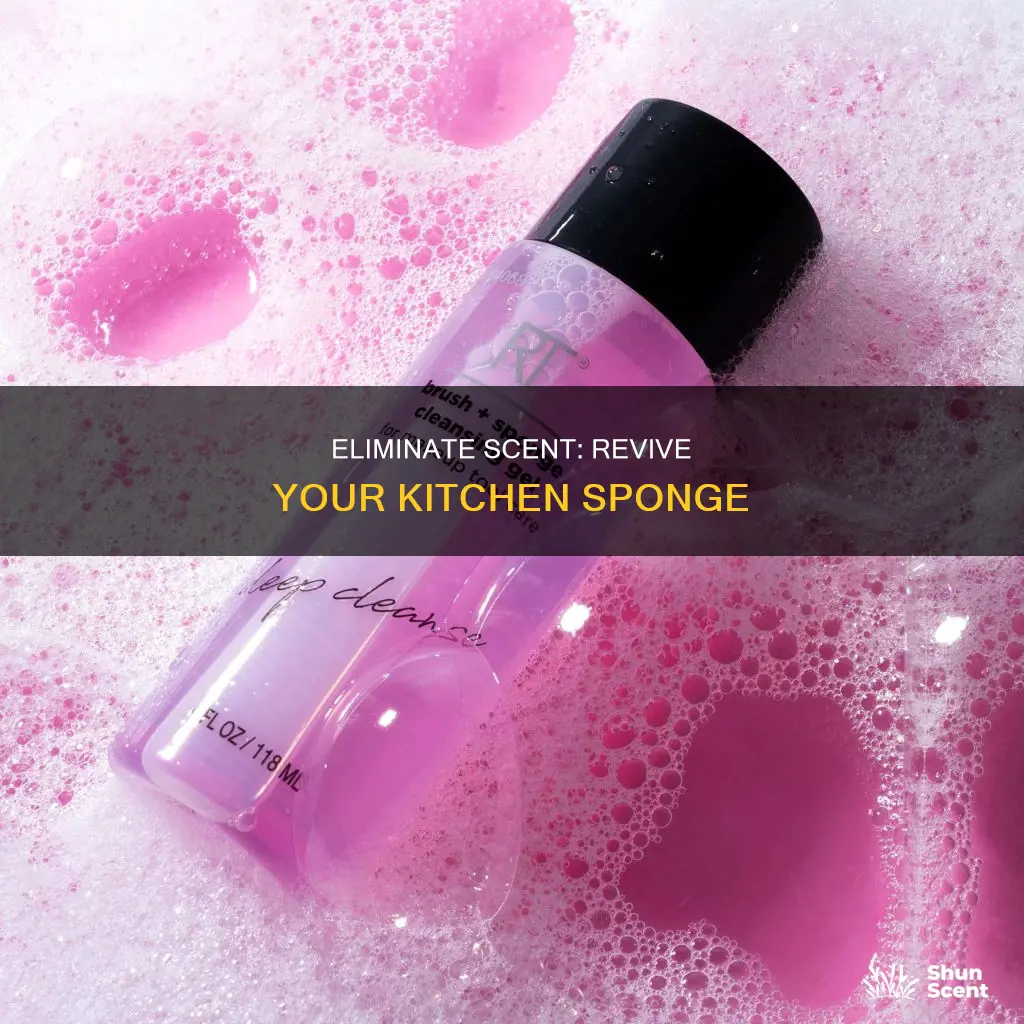 how to take perfume out of a kitchen sponge
