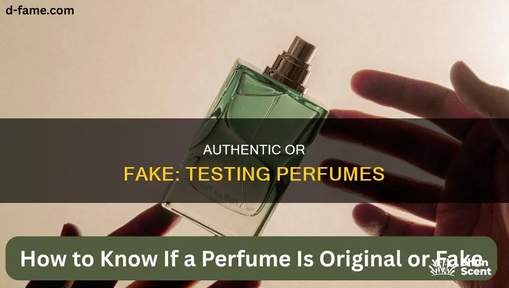 how to tell between real and fake perfume