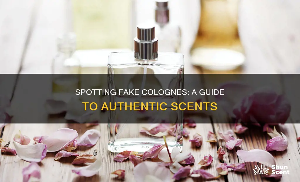 how to tell counterfeit cologne