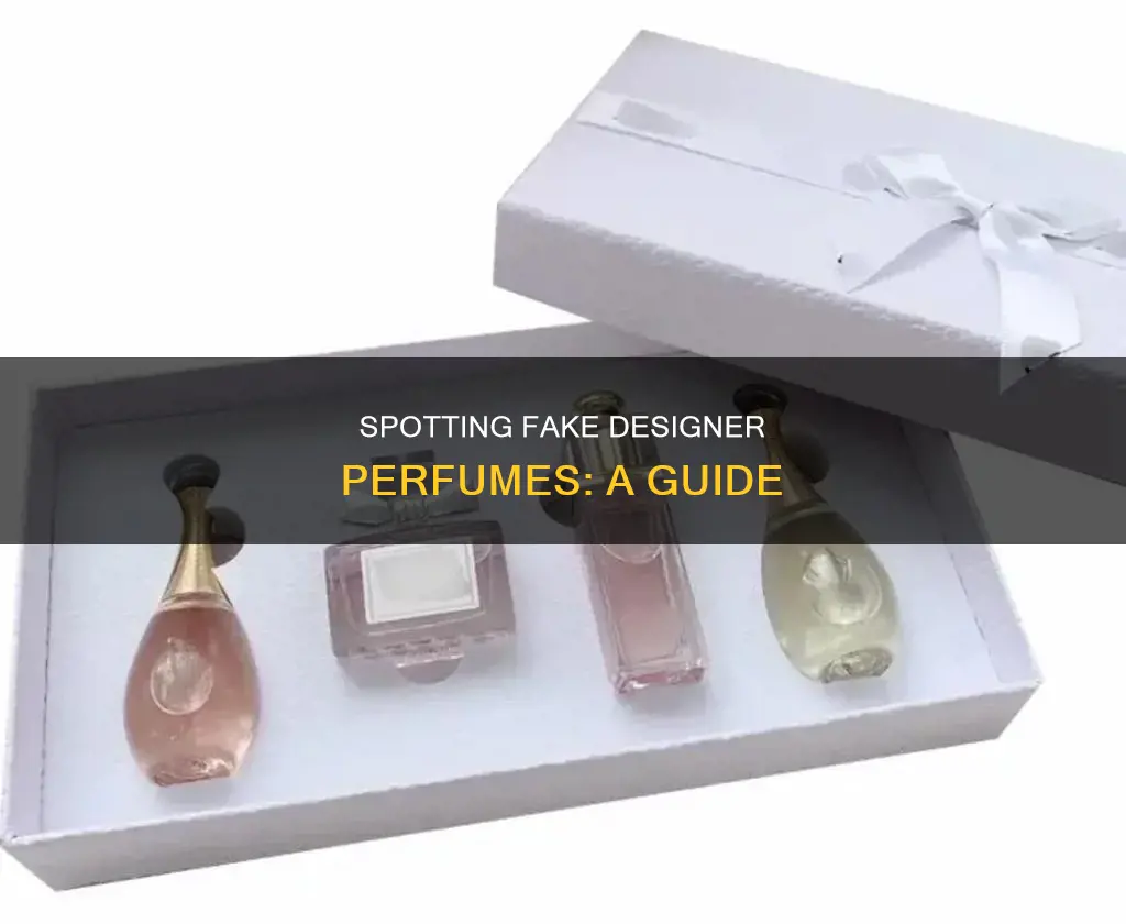 how to tell fake designer perfumes
