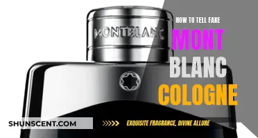 Spotting Fake Mont Blanc Cologne: A Quick Guide