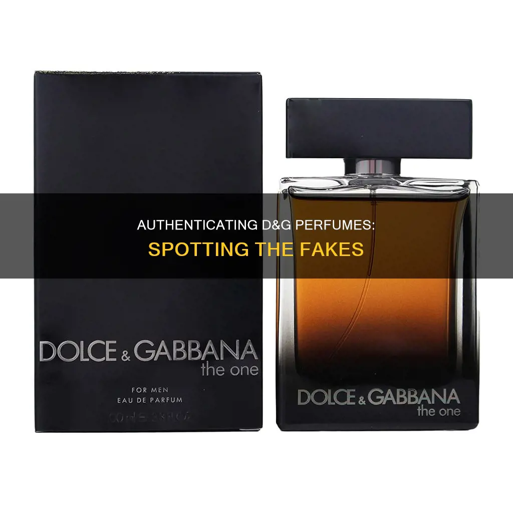 how to tell if a d&g perfume is real