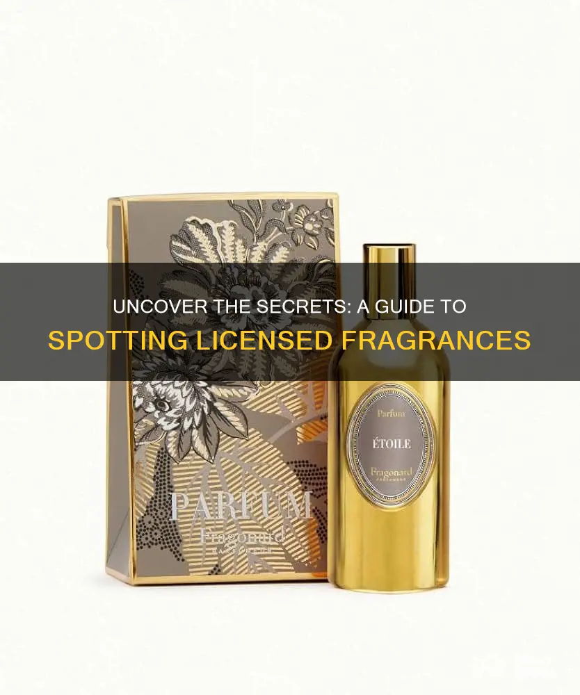 how to tell if a fragrance is licensed