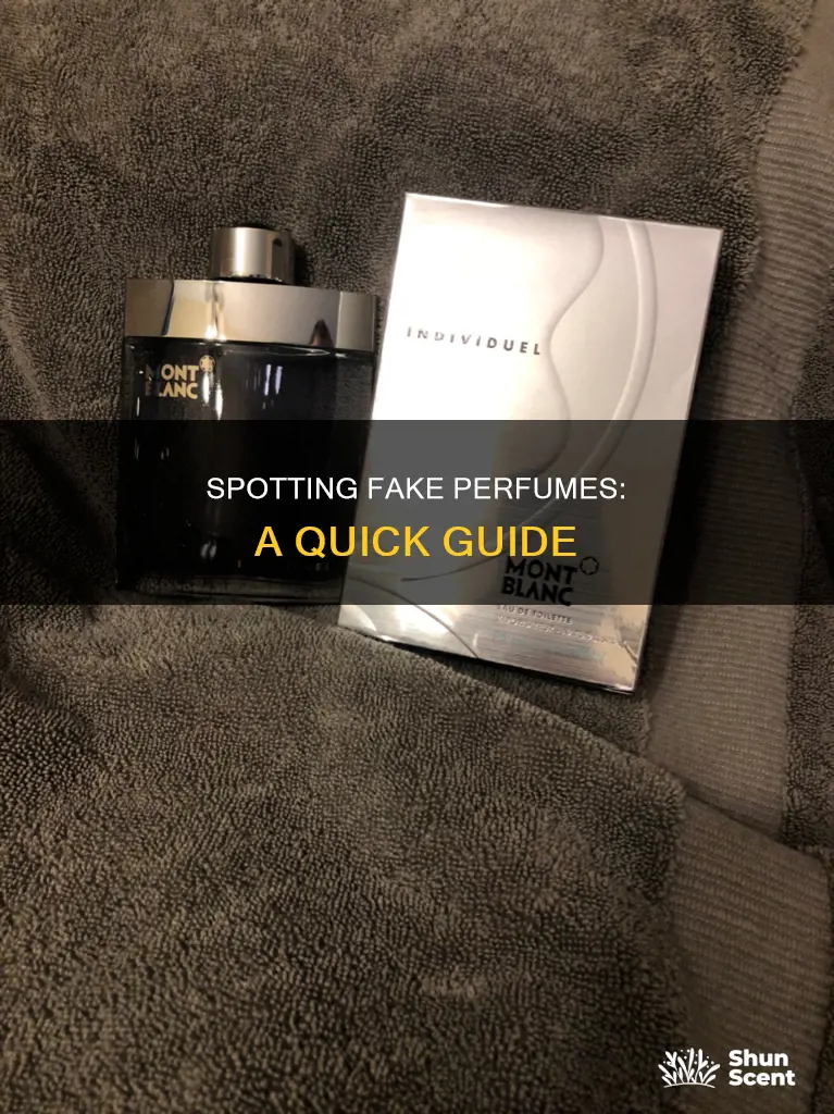 how to tell if a perfume is fake