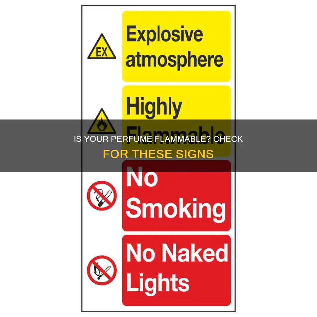 how to tell if a perfume is flammable