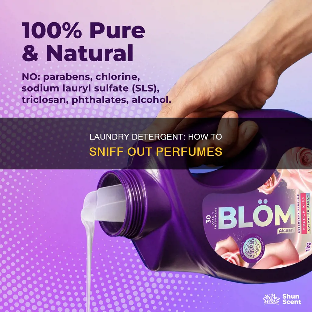 how to tell if laundry detergent has perfumes