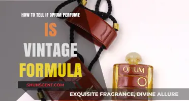 Spotting Opium Perfume's Vintage Formula: A Guide