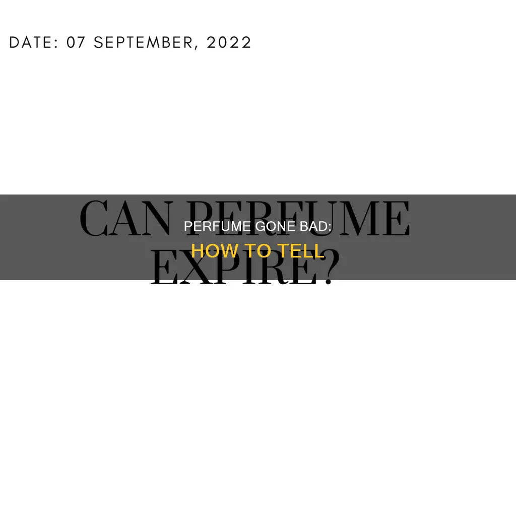 how to tell if perfume is off
