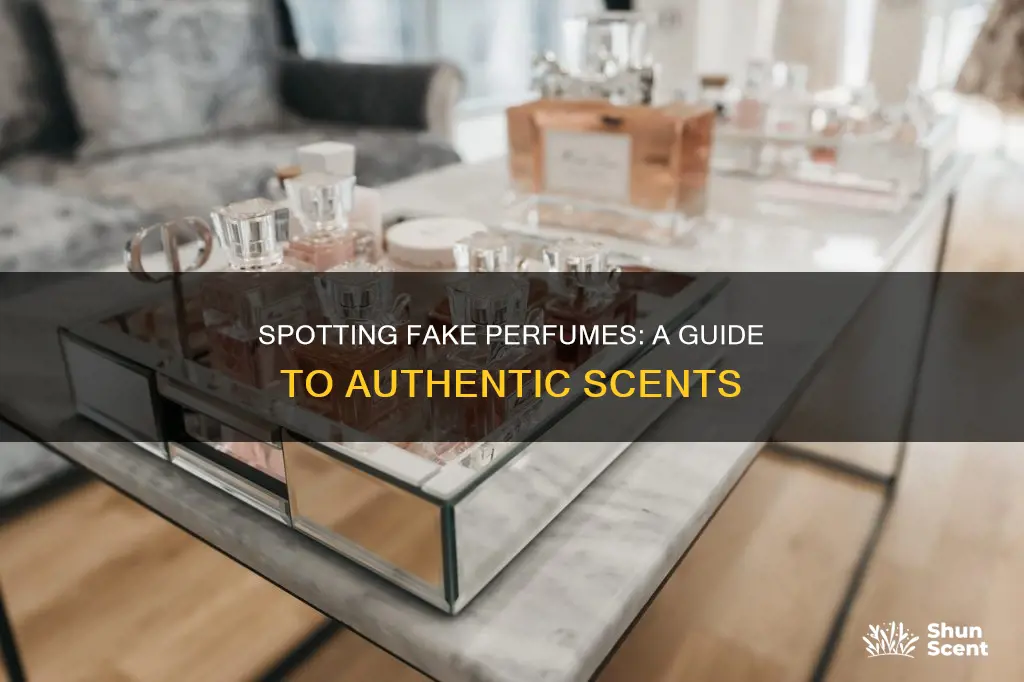 how to tell imposter perfumes from the real one