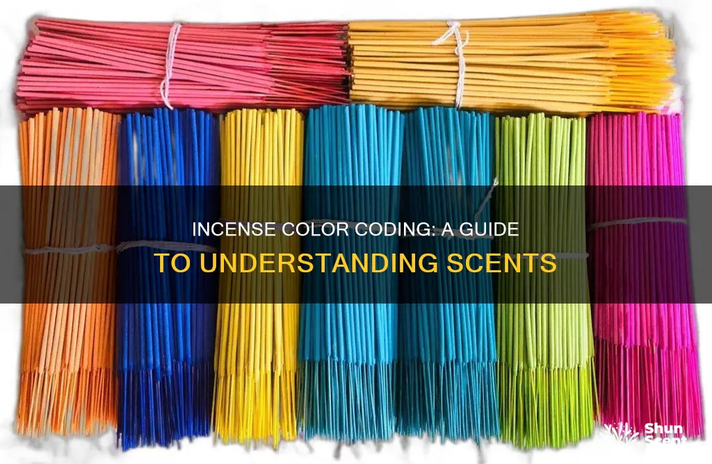 how to tell incense apart by color