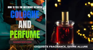 Colognes and Perfumes: Scented Differences Explained