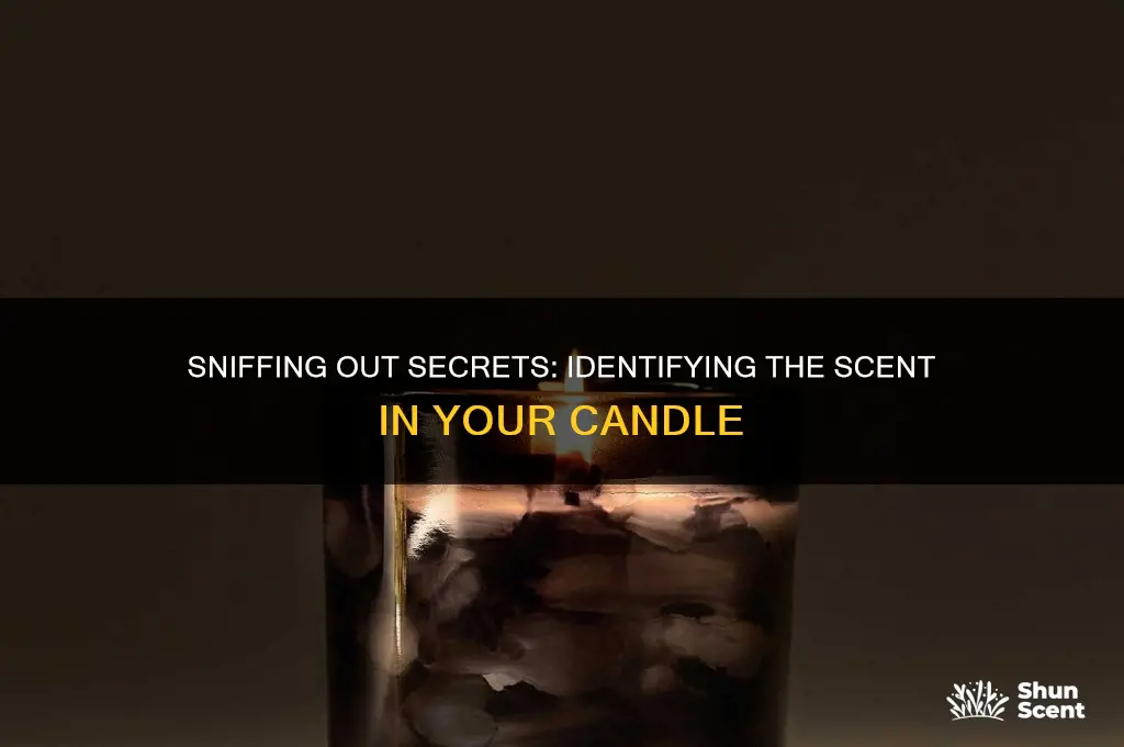 how to tell what scent is in a candle