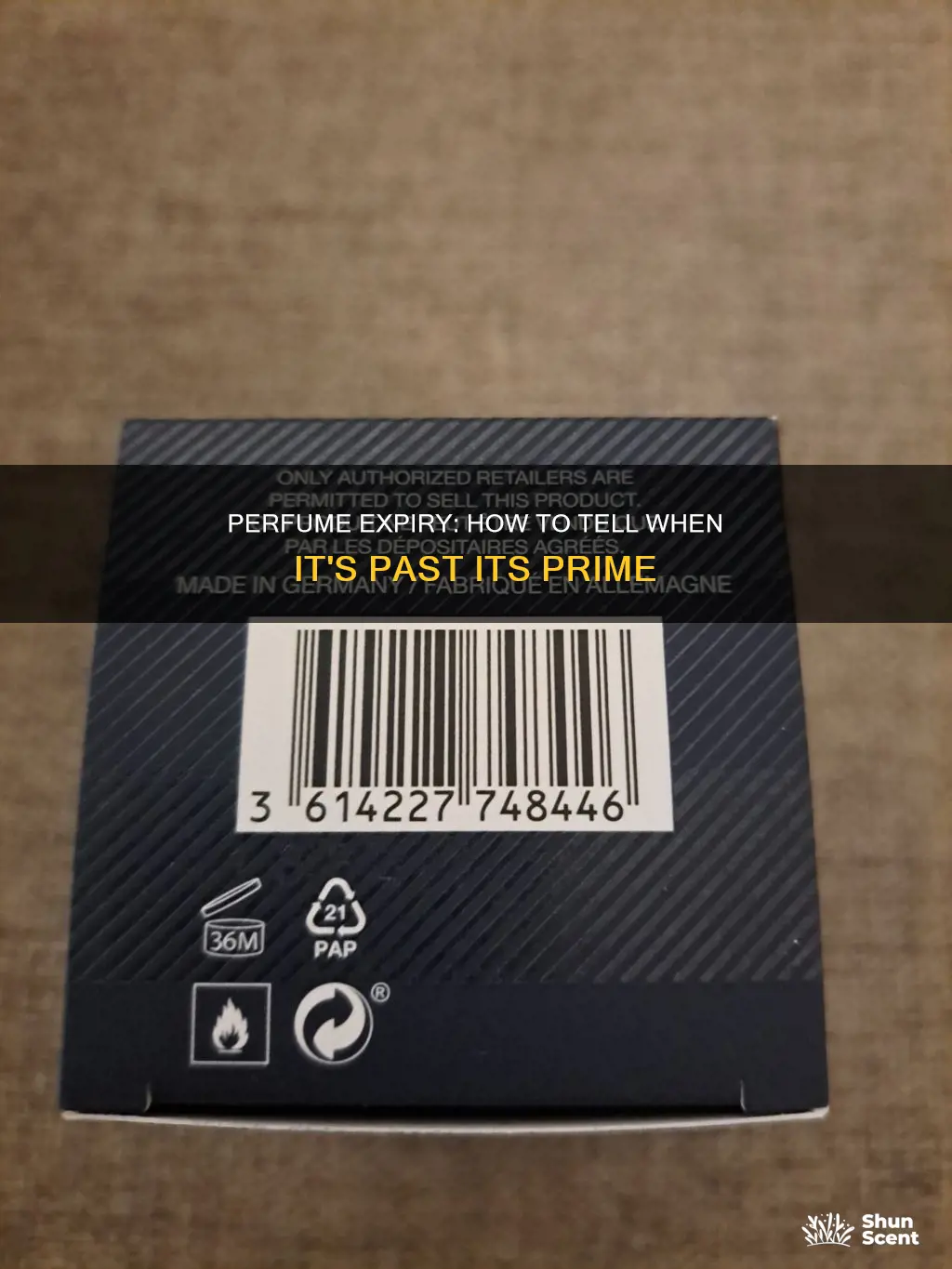 how to tell when perfume was made