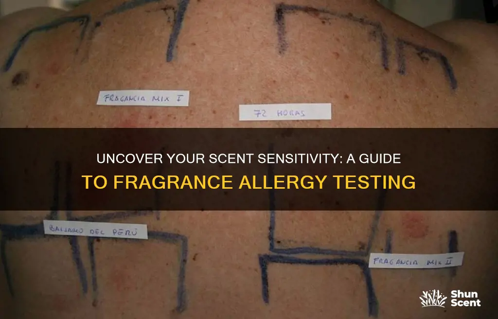 how to test for fragrance allergy