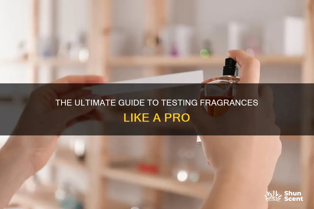 how to test fragrances