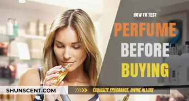 Choosing a Scent: Testing Perfumes Before Purchase