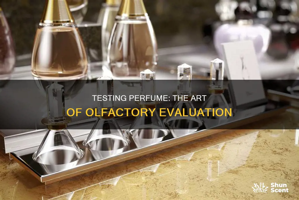 how to test perfume without blending