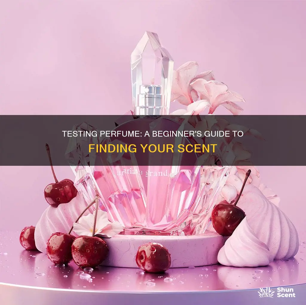how to test perfume