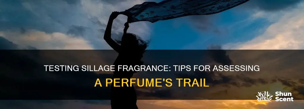 how to test sillage fragrance