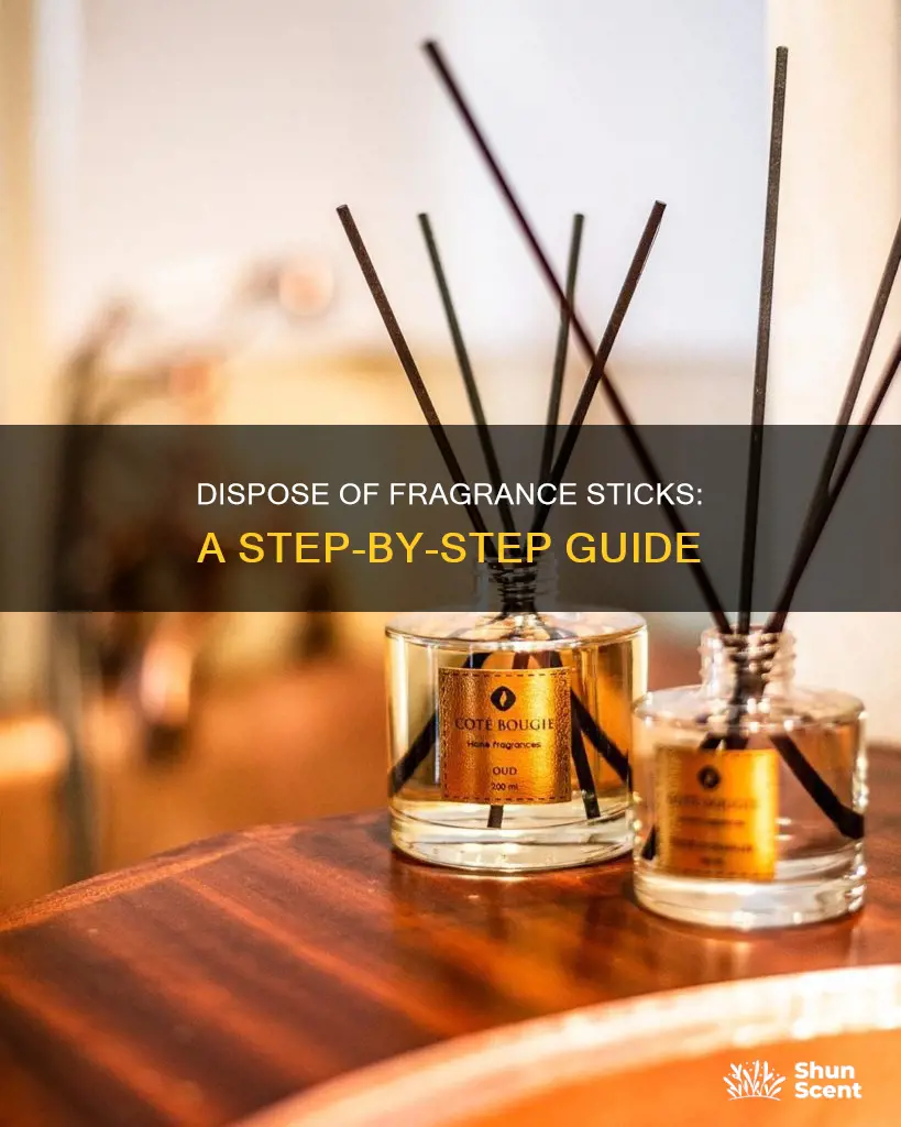 how to throw away fragrance sticks