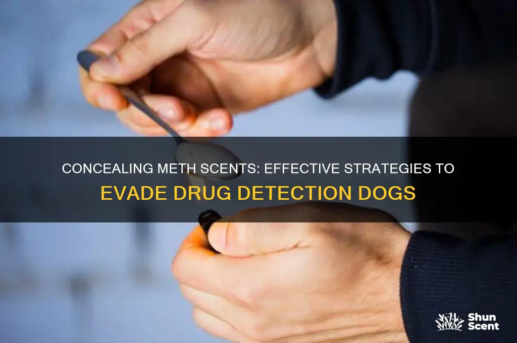 how to throw off a drug dog for meths scent