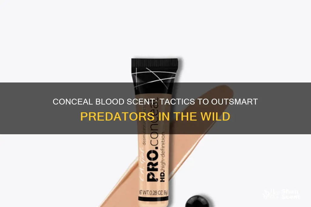 how to throw predators off the scent of blood