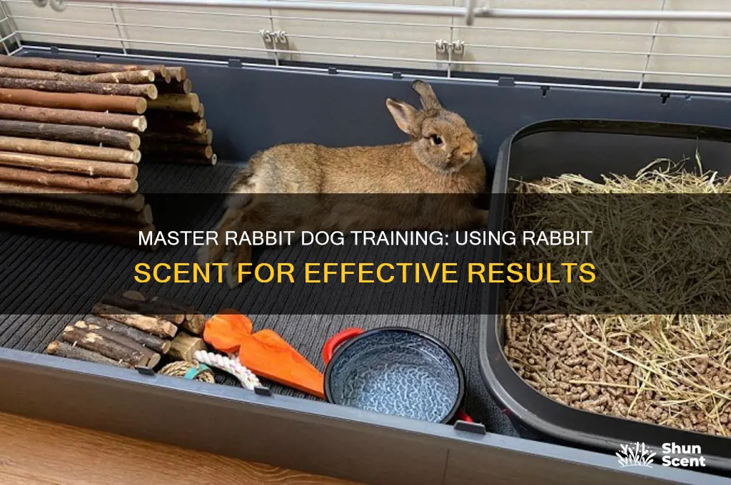 how to train a rabbit dog with rabbit scent
