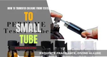 Transferring Cologne: Tester to Tube, Easy Steps