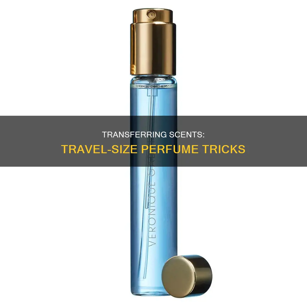 how to transfer perfume to travel size