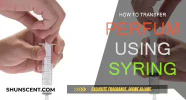 Transferring Perfume with Syringes: A Quick Guide