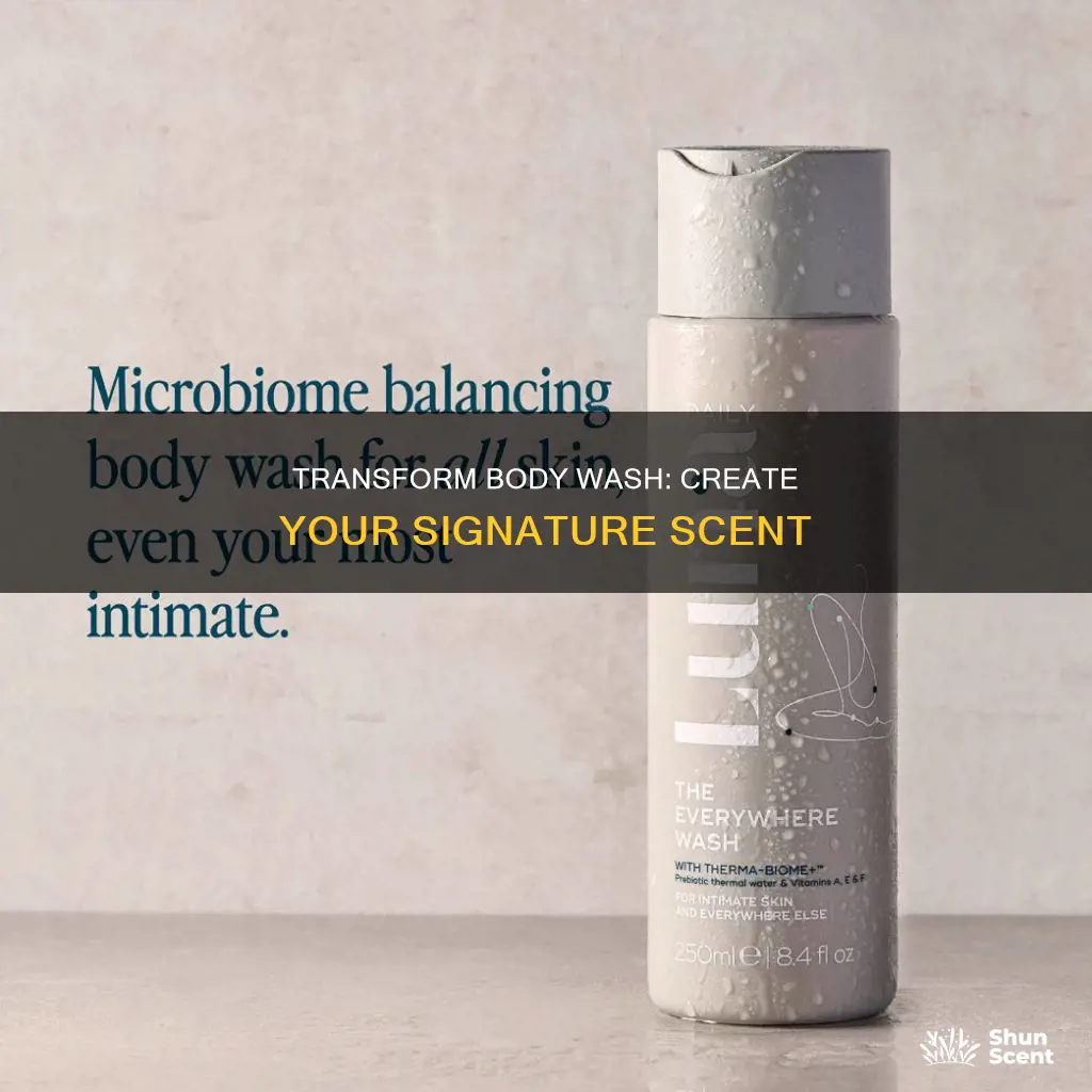 how to turn body wash into perfume