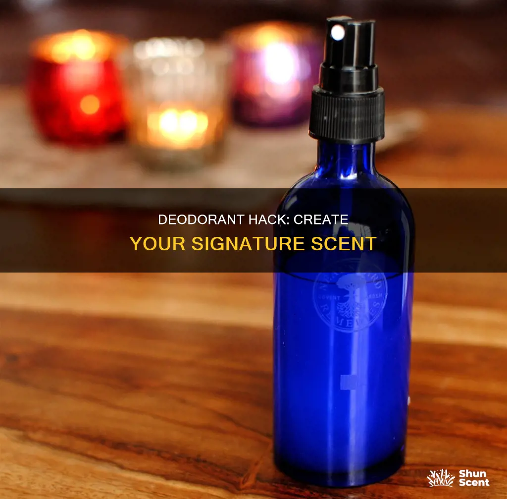 how to turn deodorant into perfume