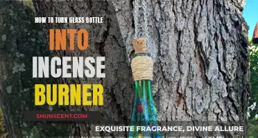Transforming Glass Bottles: DIY Incense Burner Project