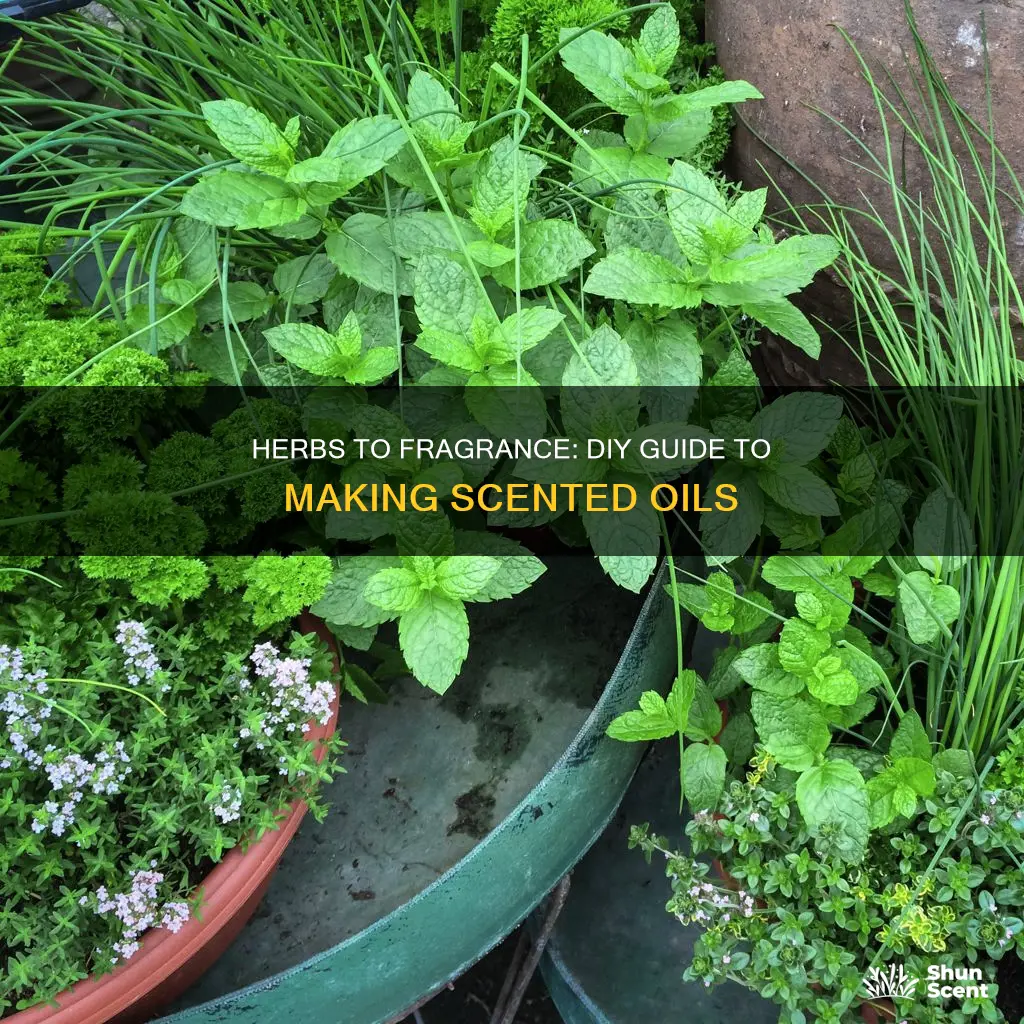 how to turn herbs into fragrance oil