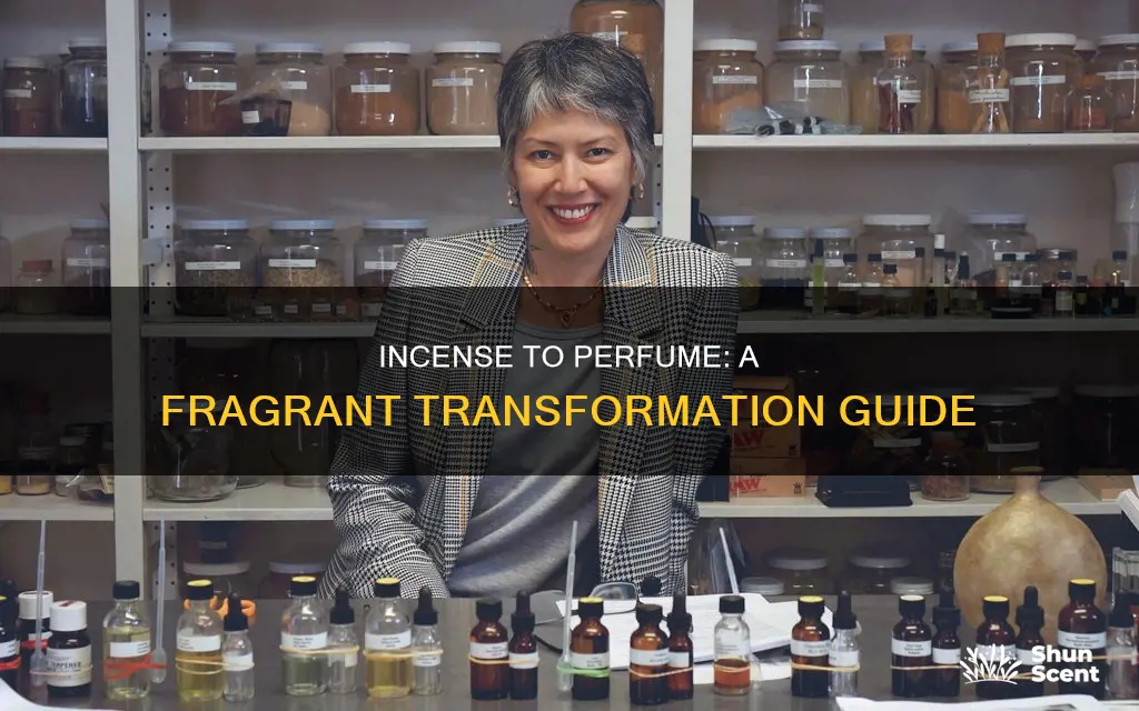 how to turn incense into perfume
