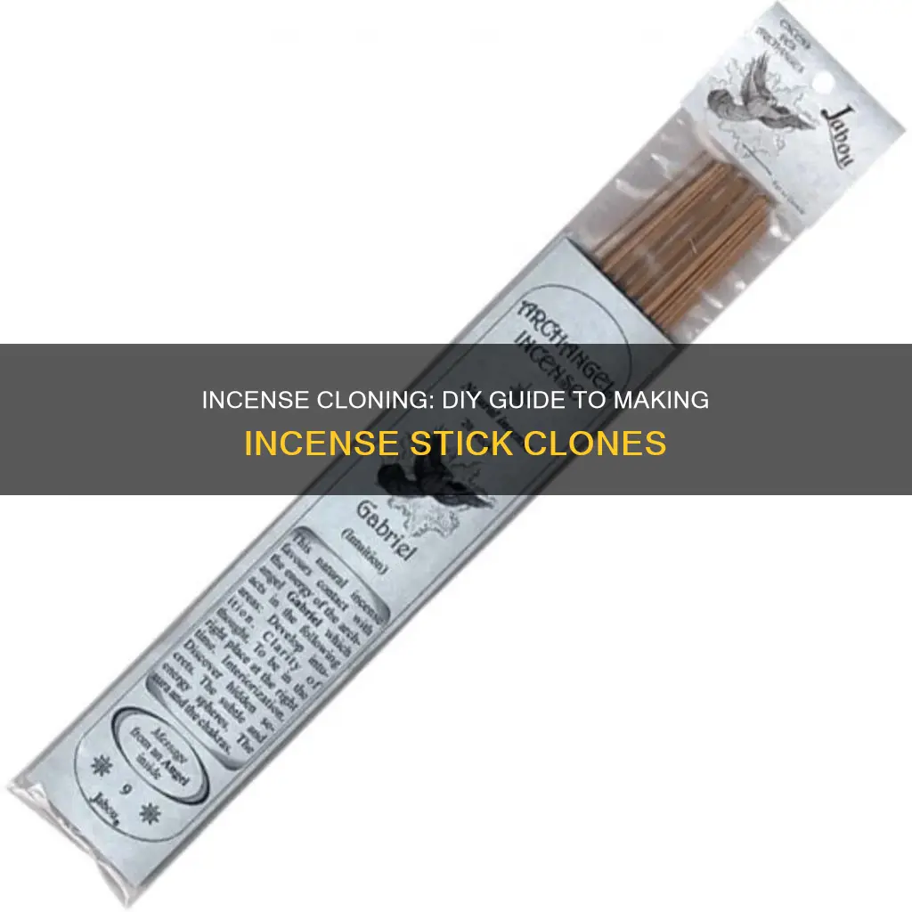 how to turn my incense into clone