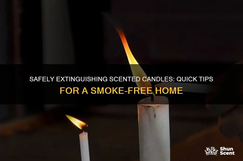 how to turn off scented candles