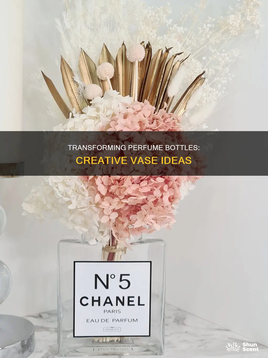 how to turn perfume bottle into vase