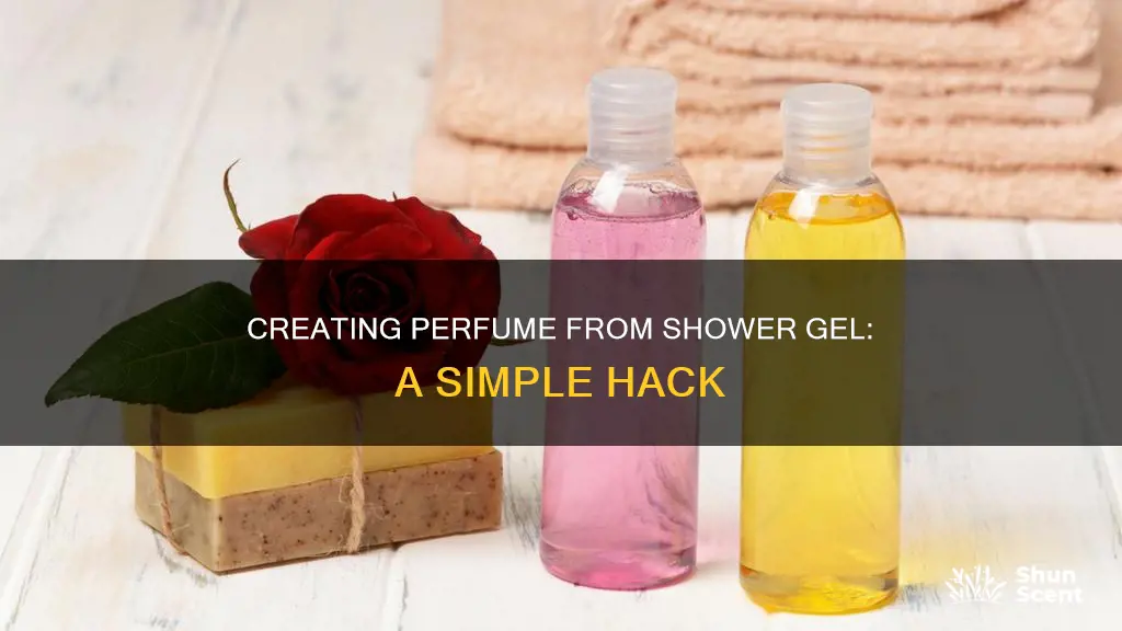 how to turn shower gel into perfume