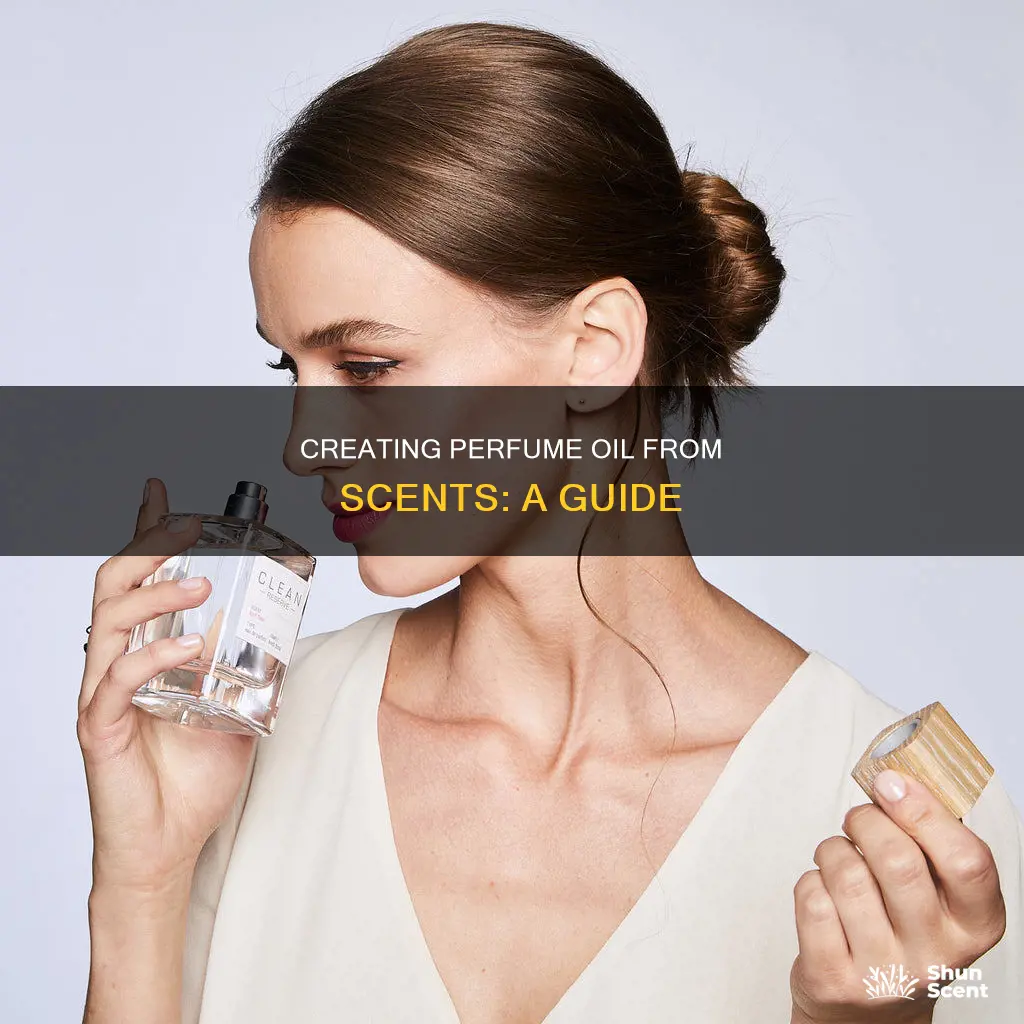 how to turn smell into perfume oil