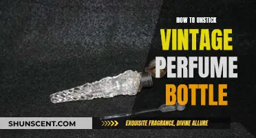 Unlocking Vintage Scents: Unsticking Perfume Bottles
