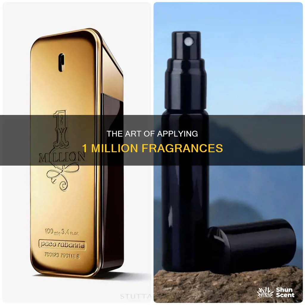 how to use 1 million perfume