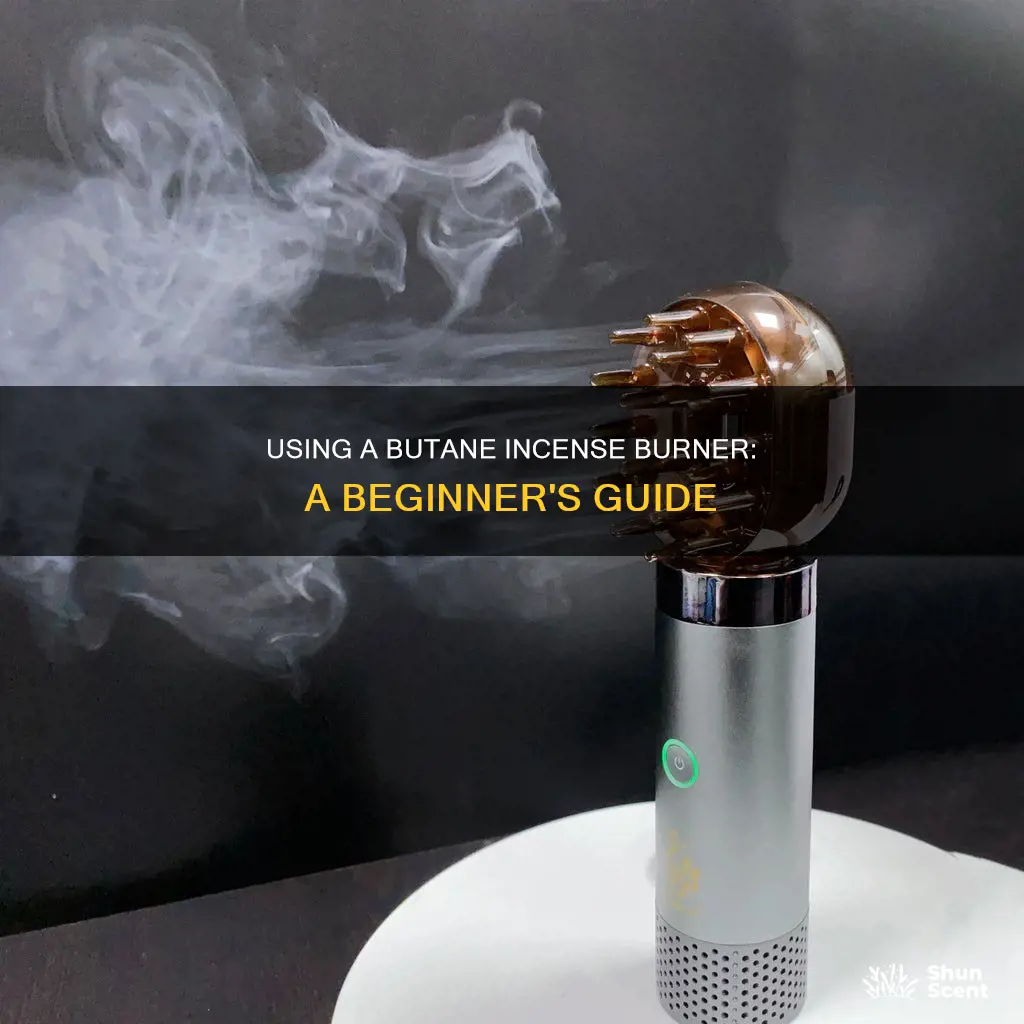 how to use a butan incense burner