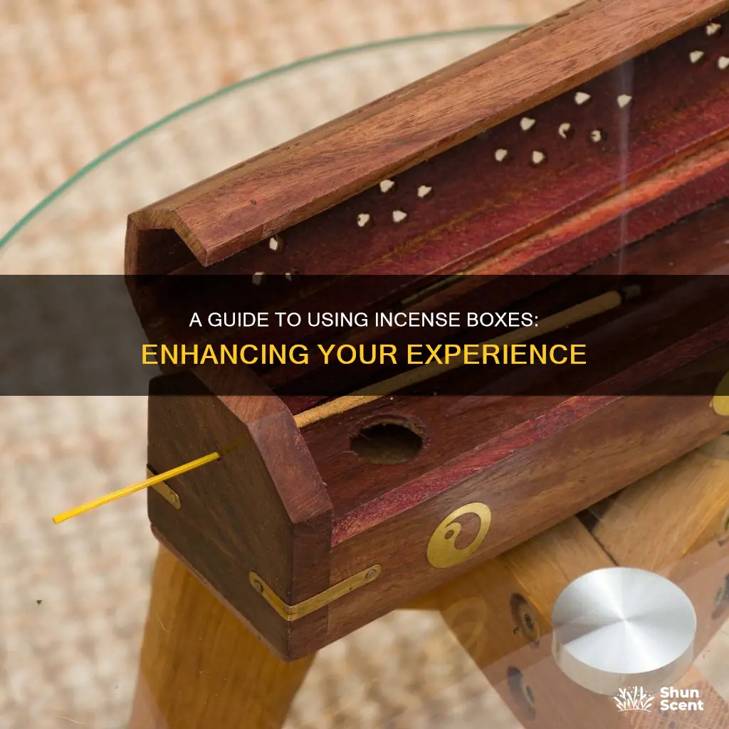 how to use a incense box
