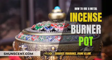 Using a Metal Incense Burner Pot: A Beginner's Guide